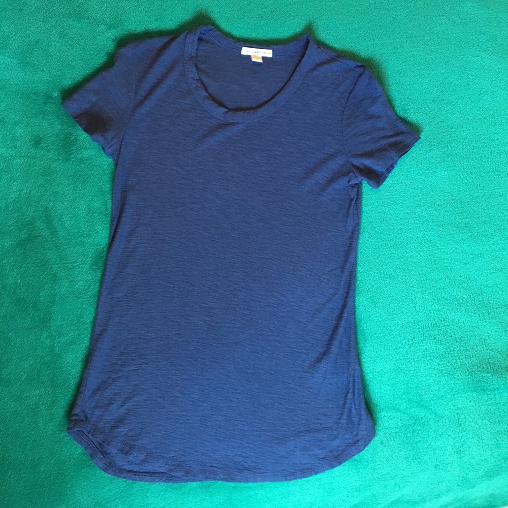 James Perse Blue Crew-neck t-shirt tshirt